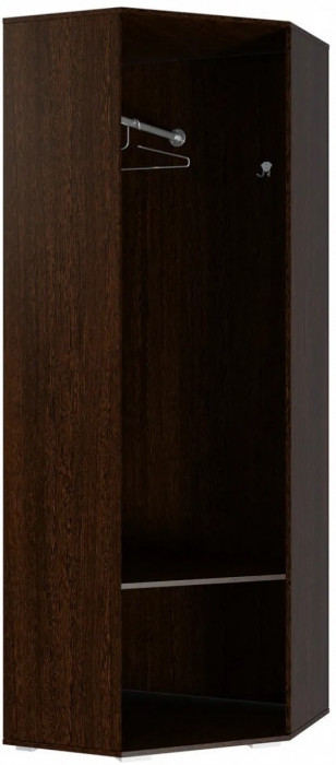 Модульная угловая прихожая Ника, композиция 2, венге/лоредо