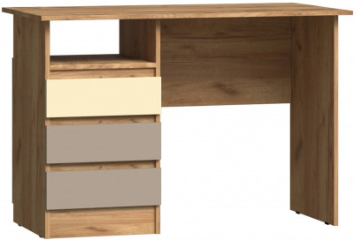 Челси Color Стол письменный (Слоновая кость/Глиняный серый/Дуб крафт)