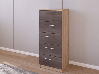 Комод 02/23 45х40х110 Сонома/Дуб Шамони