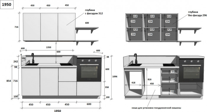 КГ 1950 ПВХ, Белый софт матовый Арника РМ