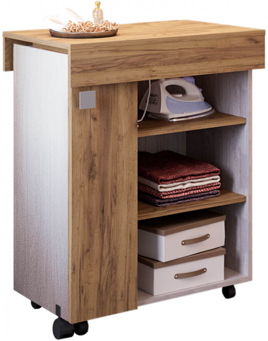 Тумба многоцелевого назначения "Тео" ясень белый/крафт