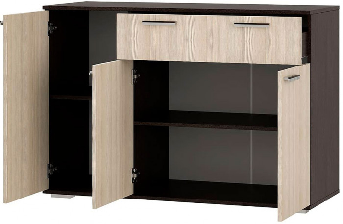Комод "Стандарт №4" NEW (1200х828х460) венге/лоредо