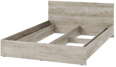 мс для спальни Ронда КР-140 (без основания) дуб крафт серый/дуб крафт серый