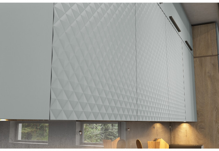 Кухня модульная Этна. Комплект 4.2 м, софт грей