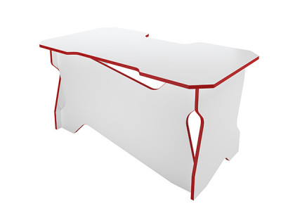 Игровой компьютерный стол RVG Белый/Красный 100