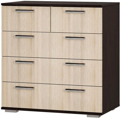 Комод "Стандарт №5" NEW (800х828х460) венге/лоредо