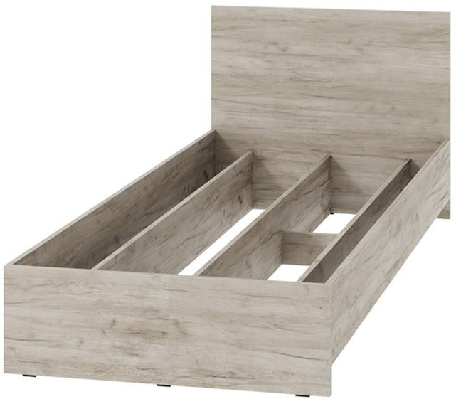 мс для спальни Ронда КР-080 (без основания) дуб крафт серый/дуб крафт серый