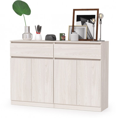 КР100 Ника прихожая 13.317.03 Комод + 13.317.03 Комод, цвет ясень анкор светлый, ШхГхВ 144х38,1х97,7 см.