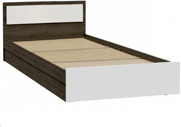 Мартина Кровать 90 (Крафт / Графит)