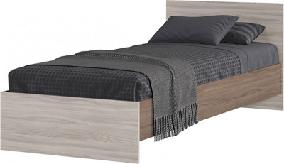 КР 554 Бася ЛДСП кровать 800 шимо темный/шимо светлый