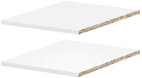 мс Алиса комплект полок (для П-400) белый/белый гладкий