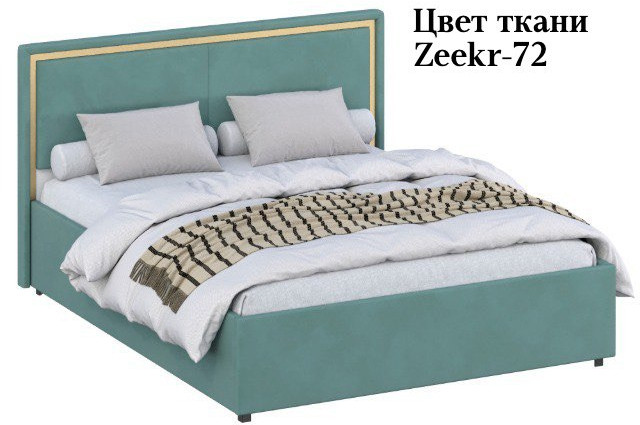 Кровать 120 с подъемным механизмом КРП-431-М-12, Микровелюр Zeekr-72