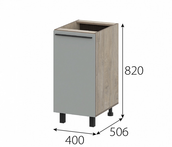 КГ Этна Стол-рабочий 4С1 Софт Грей