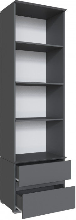 Пенал открытый Плейона, Графит серый