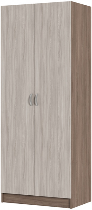 ШК 556 Бася ЛДСП шкаф с перегородкой шимо темный/шимо светлый