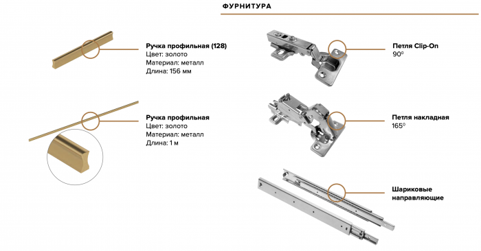 Гардеробная Ларго Вариант №3, Кашемир (без фасадов)