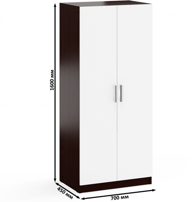 компьютерный стол С-МД-СК9+Пенал С-МД-СК9П+Шкаф С-МД-СК9Ш, венге/белый шагрень