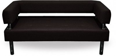 Диван Бизнес 160, экокожа, черный