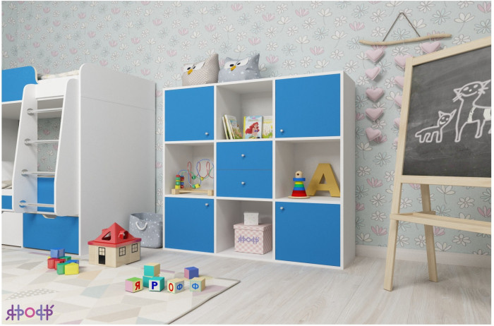 Стеллаж Джери (Дуб молочный/Венге)