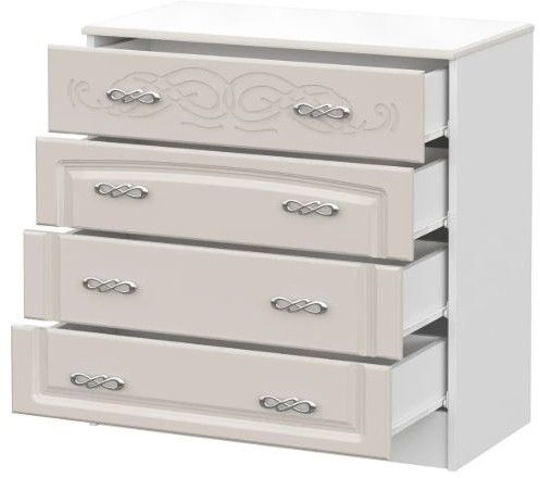 мс для спальни Венеция КМ-02 белый/софт даймонд