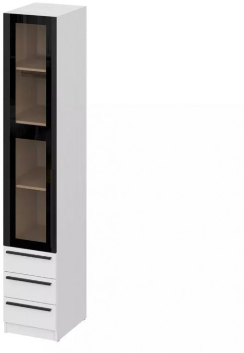 мс Берген ПС3Я-400 белое дерево/софт черный