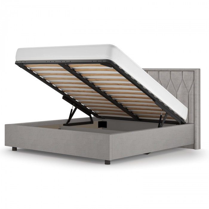 Кровать-10М с подъёмным основанием 1400 дым