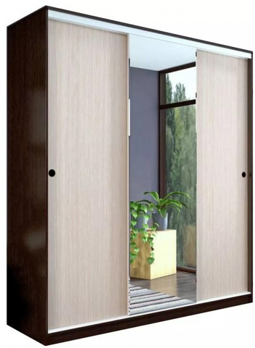 Шкаф-купе Альянс 1500 (Сандал светлый)