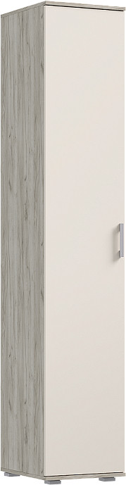 Пенал Белла, Крафт серый/Кашемир