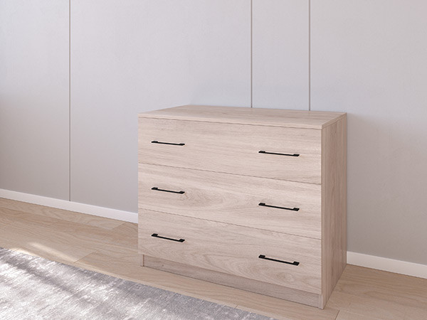 Комод 01/16 90х50х75 Кастелло Серый/Кастелло Серый