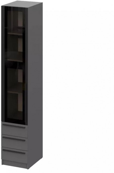 мс Берген ПС3Я-400 серый графит/софт черный