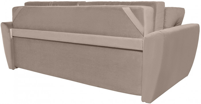 Диван-кровать Амстердам Люкс, 150х195, еврокнижка, независимый пружинный блок, велюр, бежевый