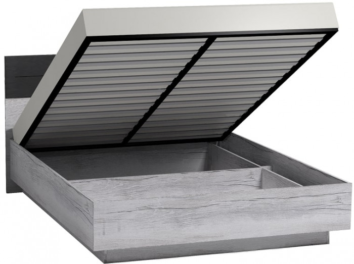 Кровать с подъемным механизмом Neo 307 Люкс 160х200, дуб шавиниган