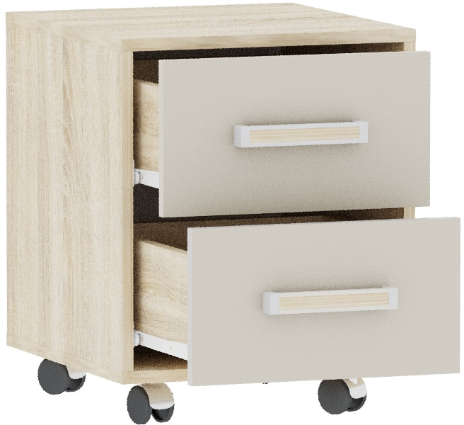 Тумба выкатная Бланка, Дуб сонома/Кашемир