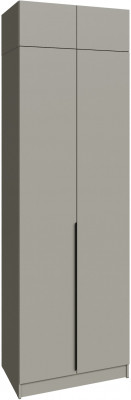 Шкаф 0,8 с антресолью Мадрид, Кашемир