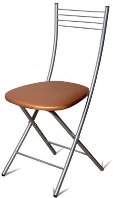 Стул Хлоя Складной Серебро/ С-109