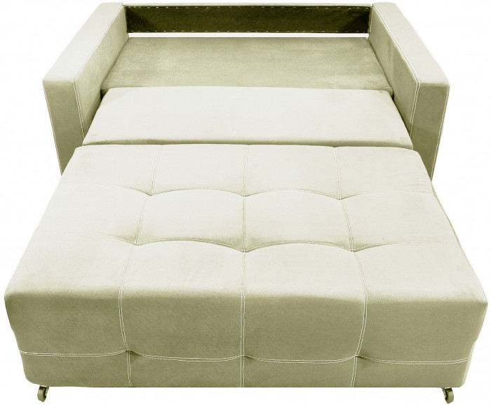 Диван аккордеон Марс велюр бежевый 140