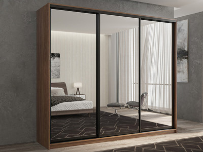 Шкаф-купе Кааппи 1 Морское Дерево Винтаж 240х45х230 см