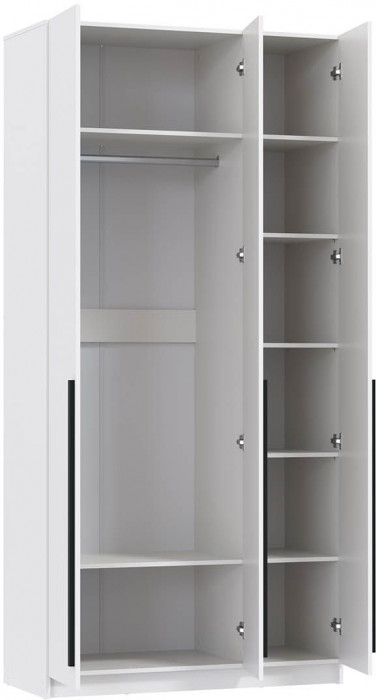 Брандо шкаф для одежды 67.08 ЛДСП Белый