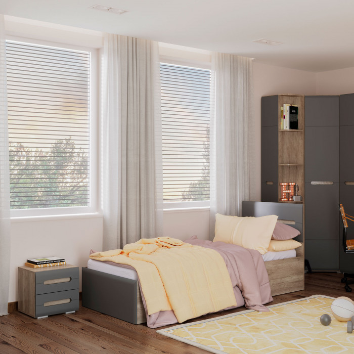 Спальня "Наоми" ТБ-15 дуб каньон/графит