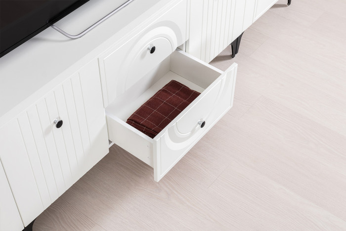 Валенсия Спальня № 44, цвет ЛДСП белый шагрень/МДФ белый шагрень/ткань велутто 19, ортопед есть, сп. м. 1600х2000 мм., б/м