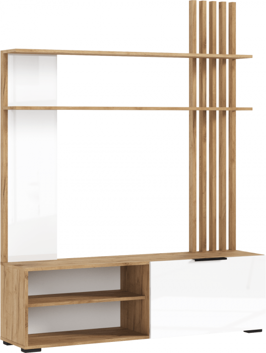 Роджина Гостиная (Графит, Крафт золотой)