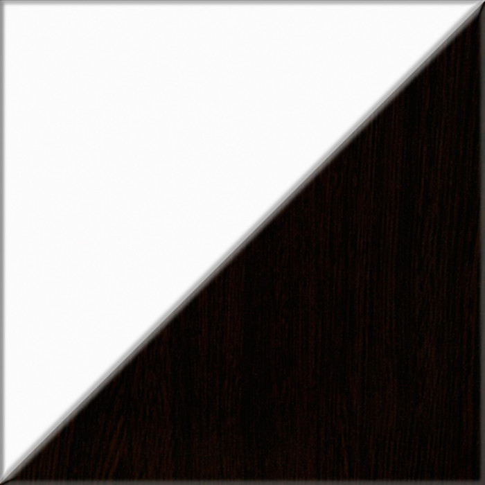 Прихожая П-6 Компоновка № 46, цвет венге/фасады МДФ белое дерево фрезеровка прованс, ШхГхВ 150х50х210 см., универсальная сборка