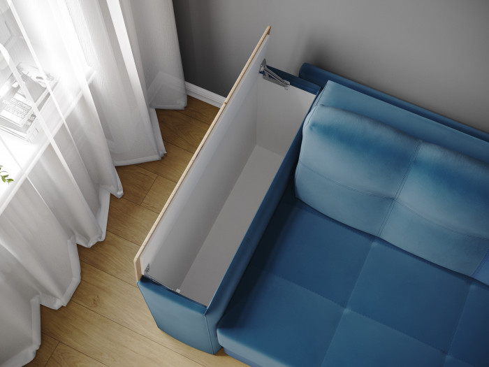 Диван раскладной Нави, винный/мдф клен кремовый