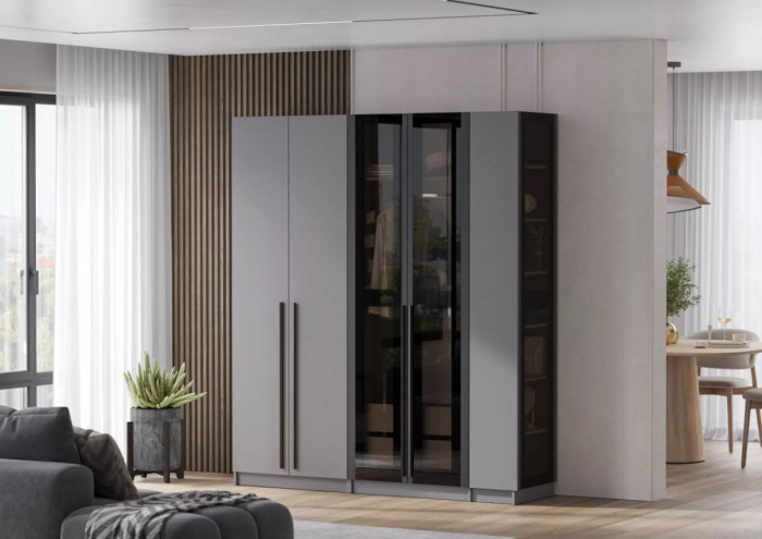 мс Берген ПТС-300 серый графит/софт черный