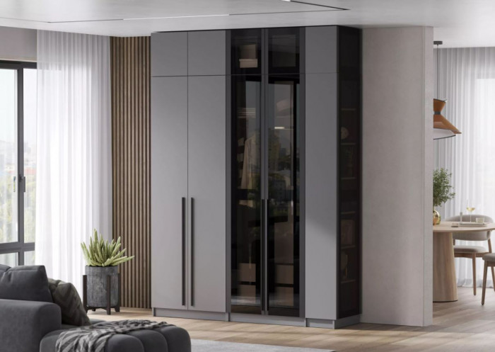 мс Берген ПТС-300 серый графит/софт черный