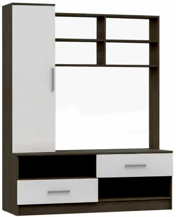 Гостиная Мартина (Сонома / Белый глянец)