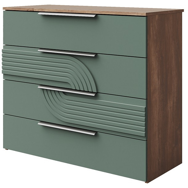 Модульная спальня "Монтиз" - Дуб мадура/Эвкалипт