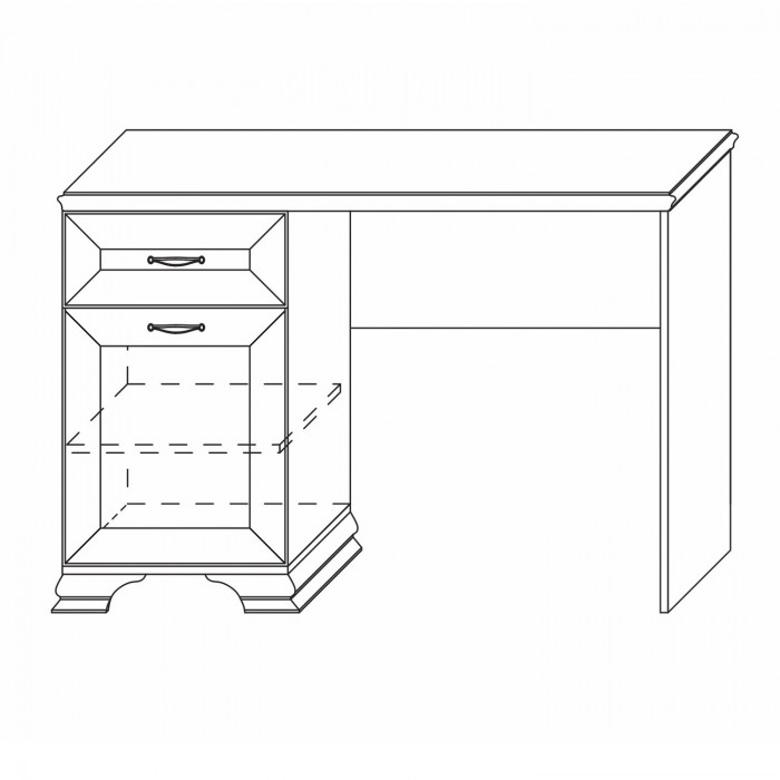 Стол письменный 1200 Сиена