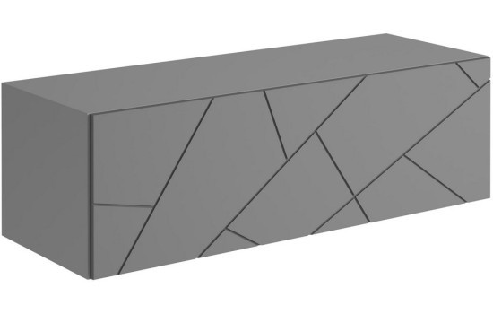 ГРАНЖ Тумба ТМ-004 (Д.1200, подвесная) (Серый шифер / Графит софт)