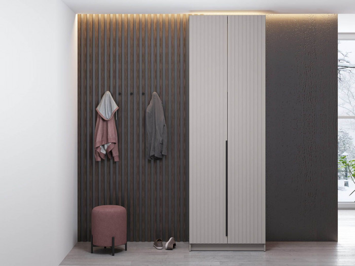 Брандо шкаф для одежды 67.14 МДФ Кашемир